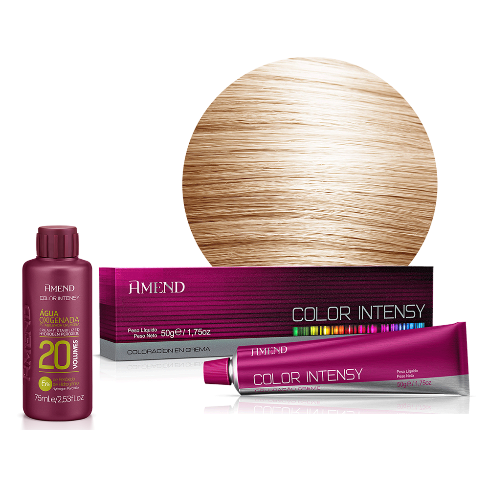kit color intensy 9.0 Louro muito claro + OX 20